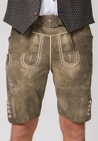 STOCKERPOINT Regular Traditional pants 'Bertl' in Brown: front