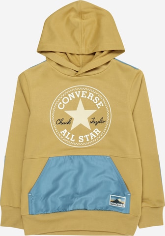 CONVERSE Sweatshirt 'GEARED UP' i gul: framsida