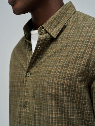 Salsa Jeans Regular fit Overhemd in Groen