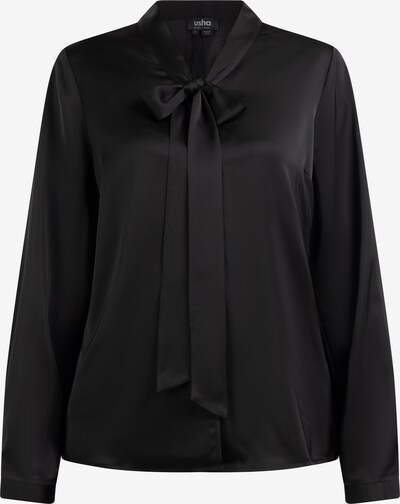 usha BLACK LABEL Μπλούζα σε μαύρο / λευκό, Άποψη προϊόντος