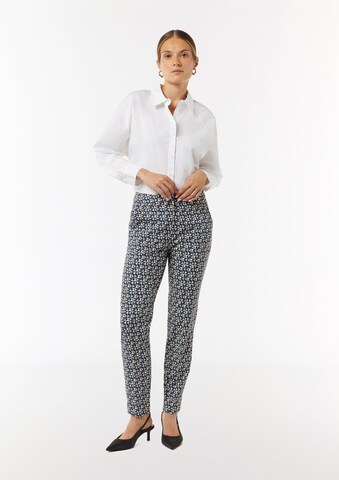 Regular Pantalon COMMA en bleu