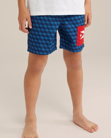 WE Fashion Badebukser i blå