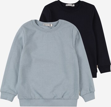 Sweat MINYMO en bleu : devant