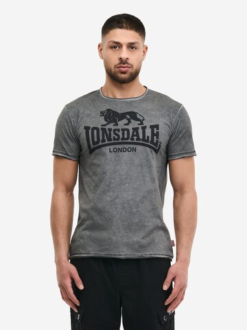 pelēks LONSDALE T-Krekls 'Gainford': no priekšpuses