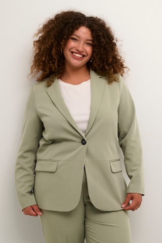 KAFFE CURVE Blazer 'Sakira' i grøn: forside