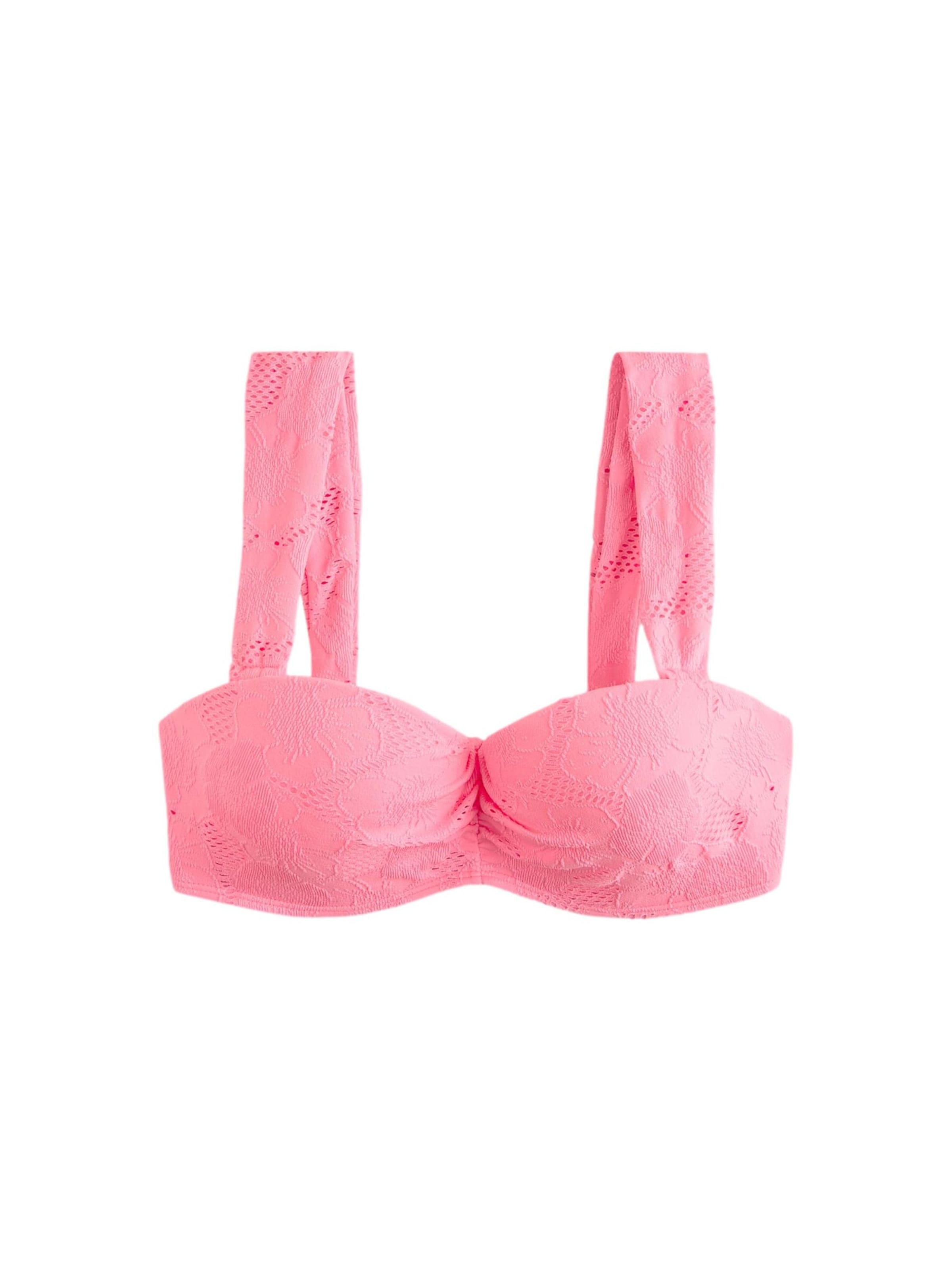 Bandeau Hauts de bikini Next en rose : devant