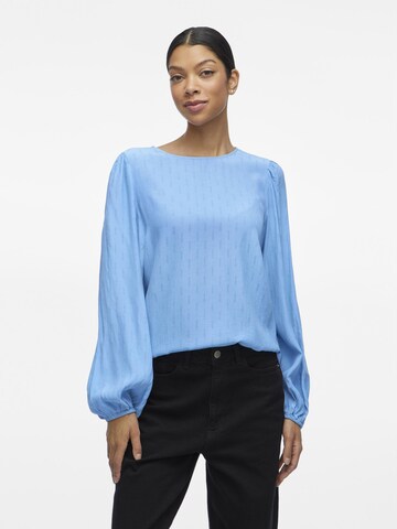 VILA - Blusa en azul: frente