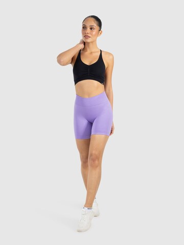 Smilodox Slim fit Sports trousers ' Scrunch Nomeli ' in Purple