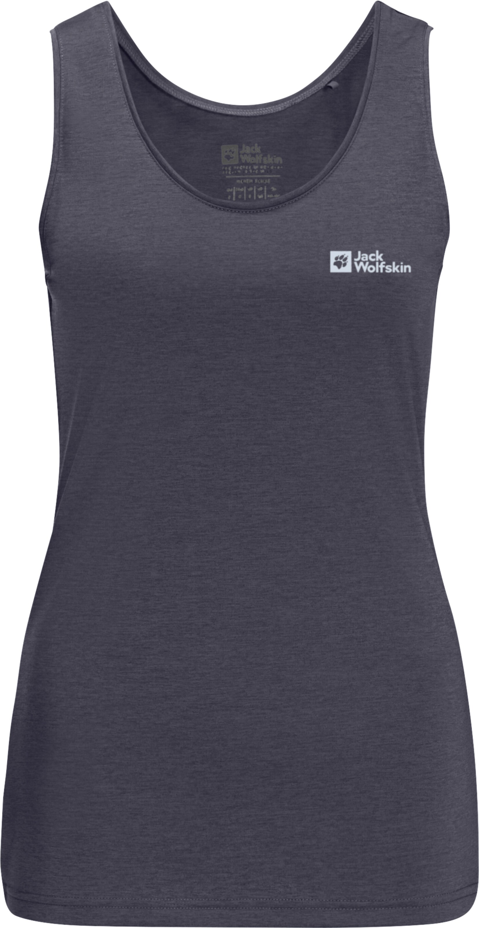 JACK WOLFSKIN Sports Top in Grey: front