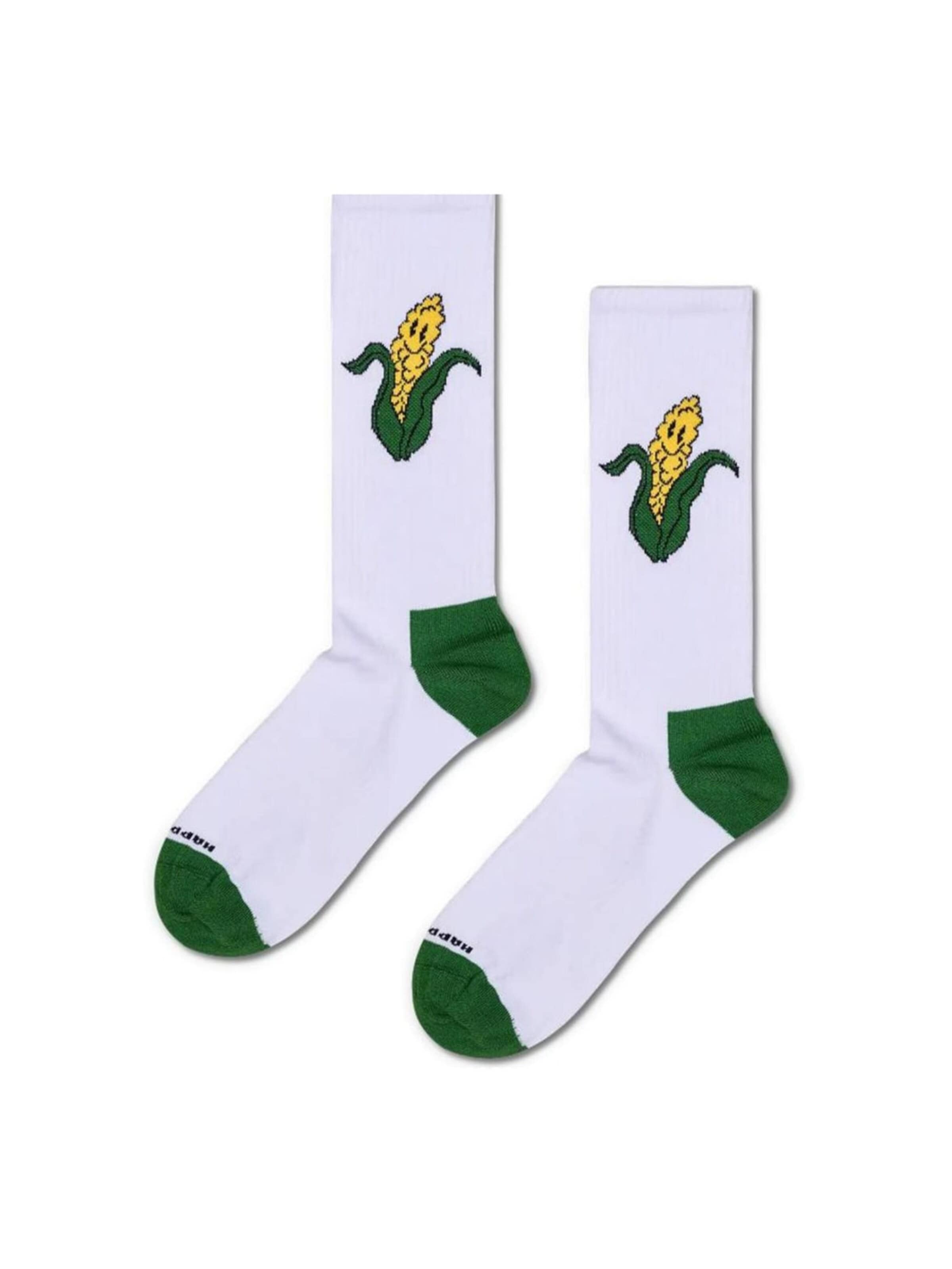 Happy Socks Sokker i hvid: forside