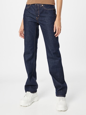 WEEKDAY Regular Jeans 'Pin' in Blau: predná strana