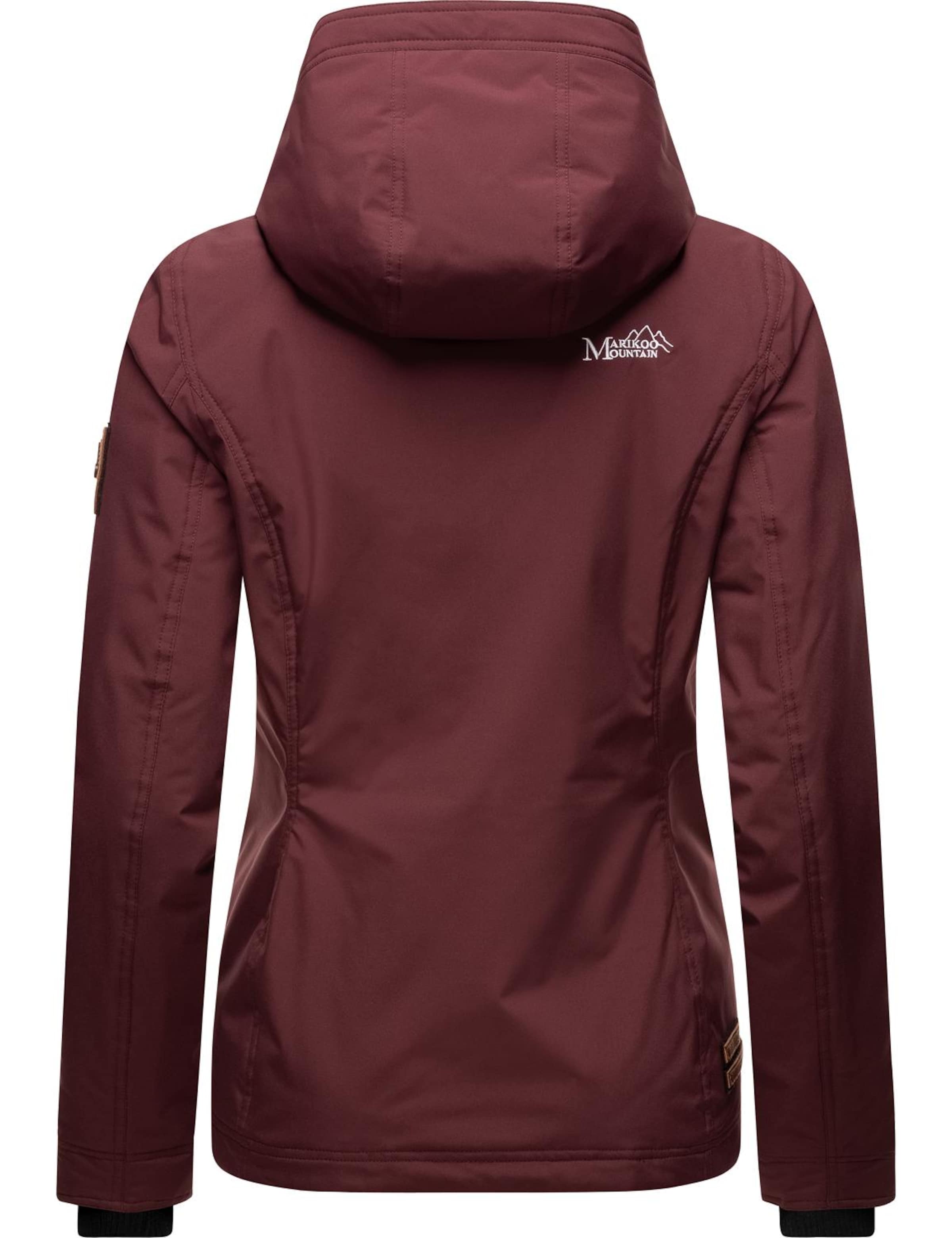MARIKOO Φθινοπωρινό και ανοιξιάτικο μπουφάν 'Brombeere' σε κόκκινο
