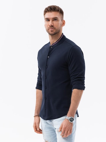 Ombre Regular fit Button Up Shirt in Blue