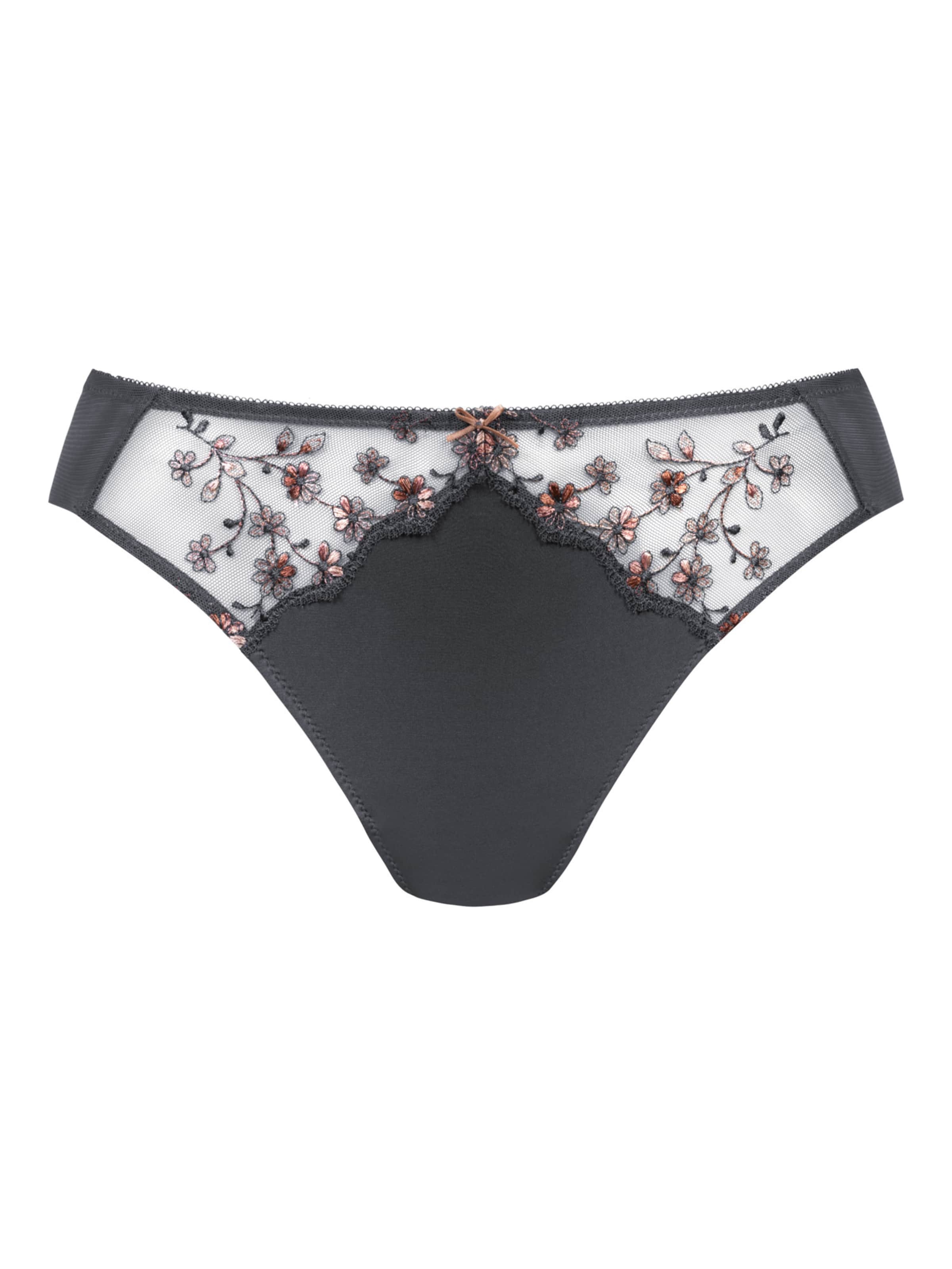 Mey String 'Delightful' in Grau: Vorderseite