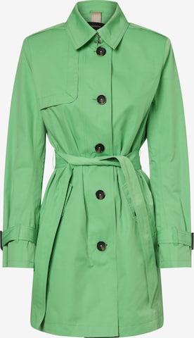 COMMA Between-Seasons Coat in Green: front