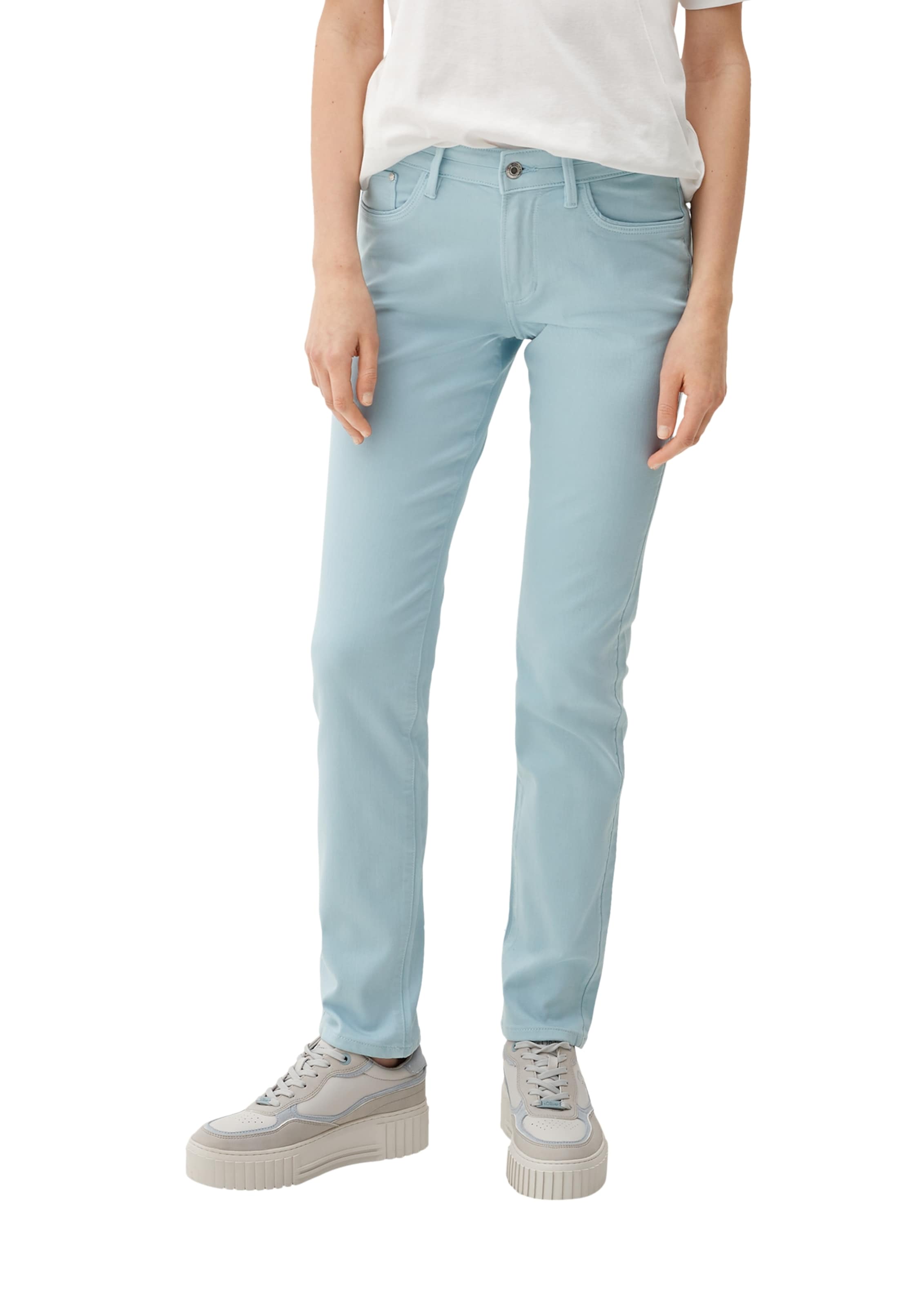 s.Oliver Slimfit Jeans in Blau: Vorderseite