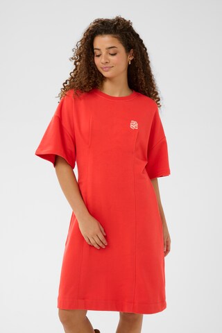 SAINT TROPEZ Kleid 'Paulette' in Rot: Vorderseite