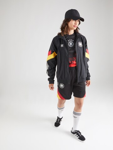 ADIDAS ORIGINALS Přechodná bunda 'DFB EM24' – černá