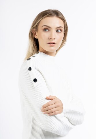 Pull-over DreiMaster Maritim en blanc