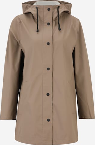 Manteau fonctionnel Only Petite en marron : devant
