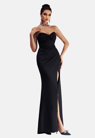 Moda Minx Jurk 'Evelyn Long Dress' in Zwart