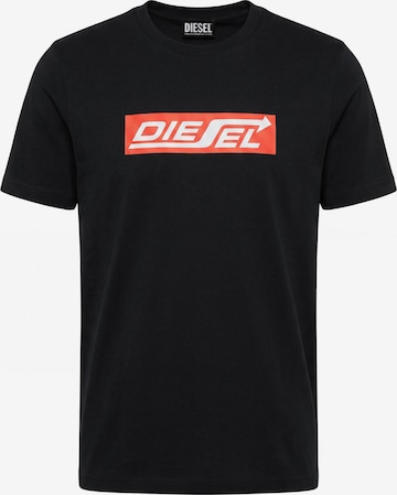 Maglietta 'T-Just 250115' di DIESEL in nero: frontale