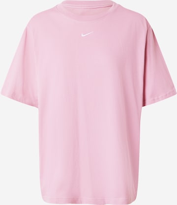 Nike Sportswear Футболка 'Essentials' в Ярко-розовый: спереди