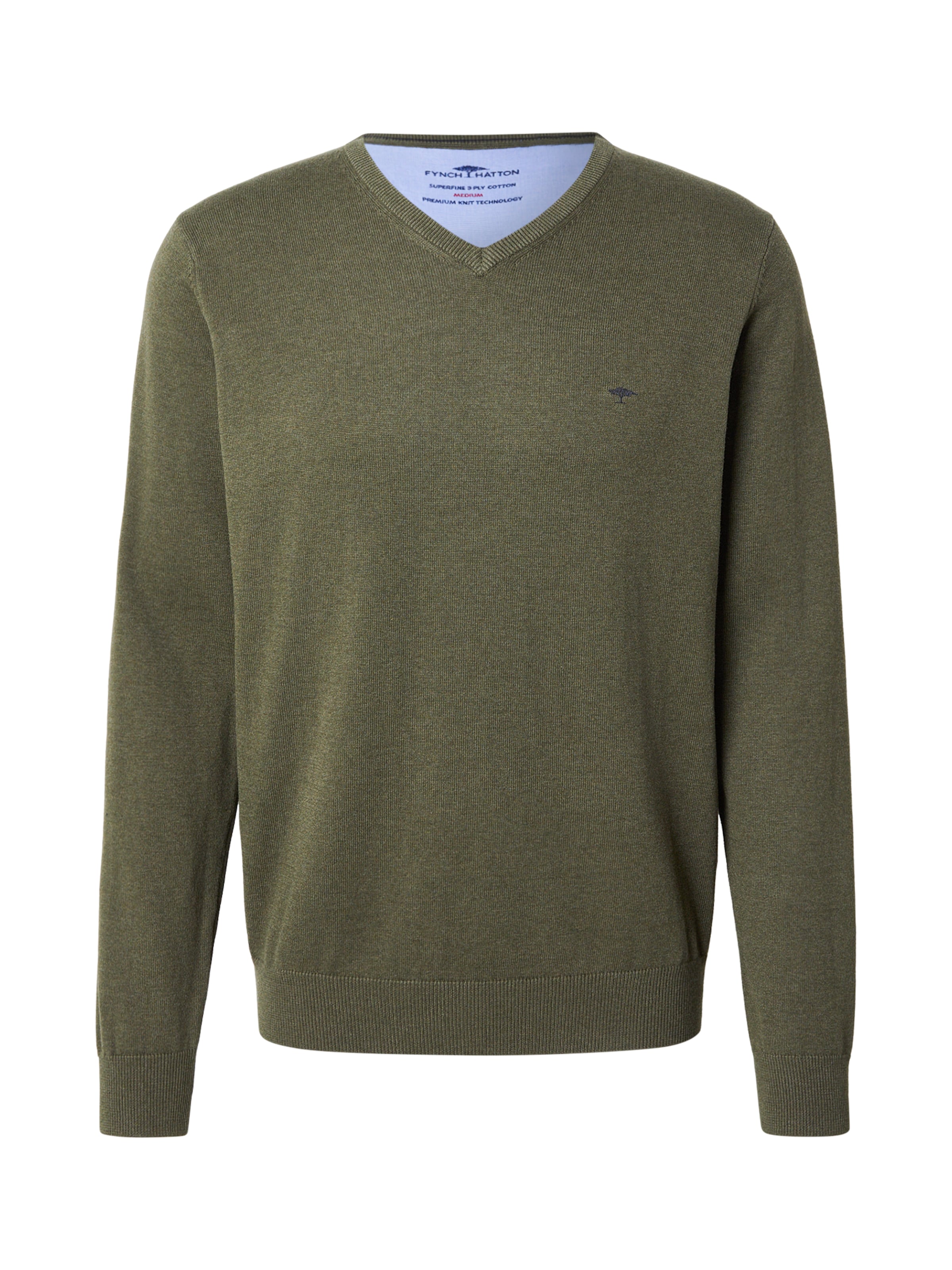 FYNCH-HATTON Sweater in Green: front