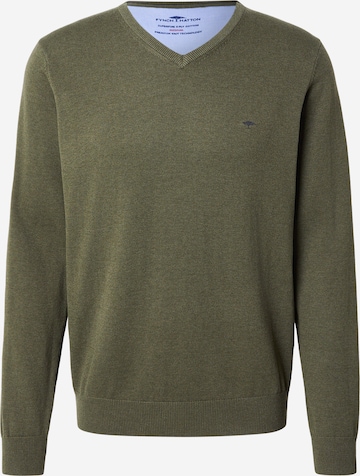 FYNCH-HATTON Sweater in Green: front