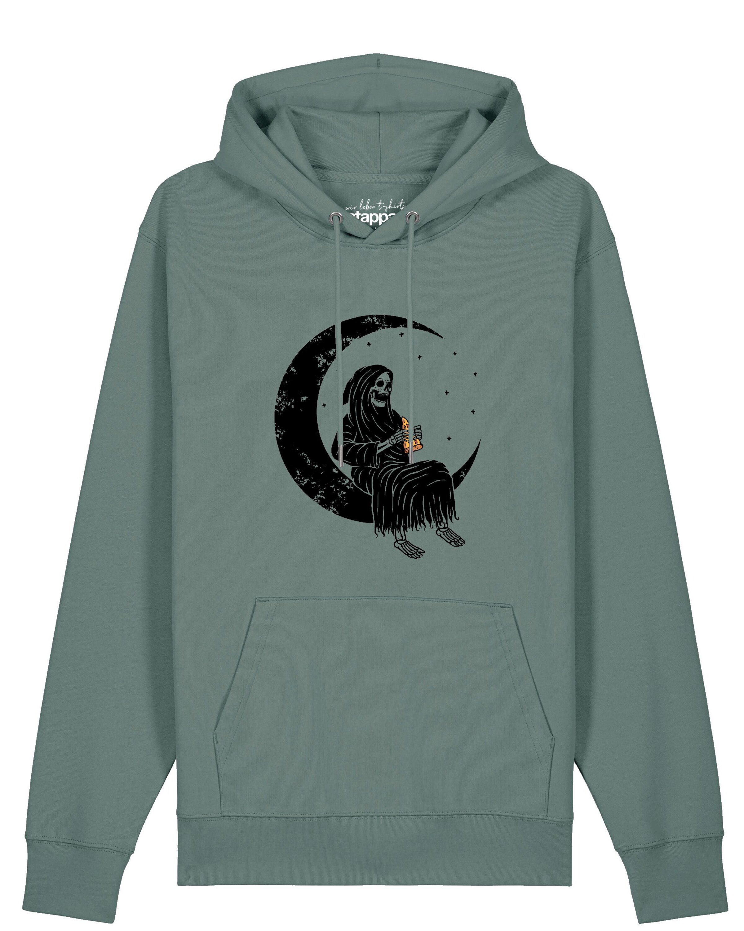 Sweat-shirt Watapparel en vert : devant