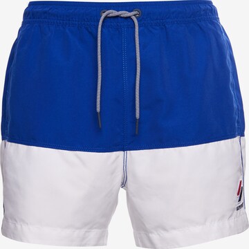 Superdry Zwemshorts in Blauw: voorkant