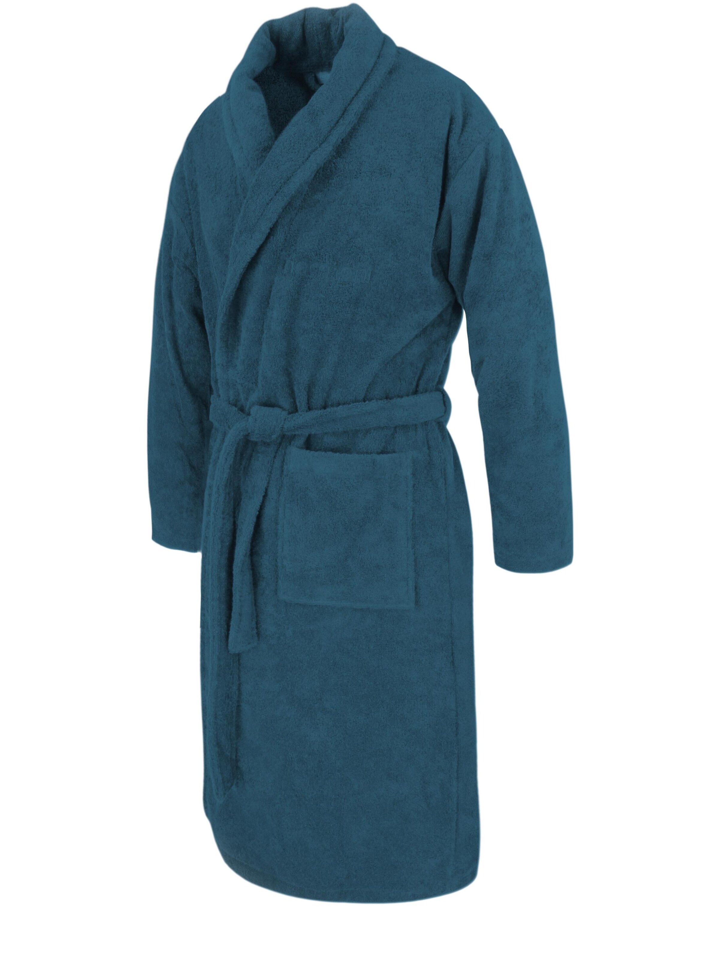 normani Bathrobe long in Blue