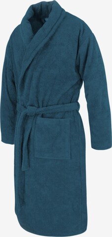 normani Long Bathrobe in Blue