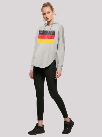 Sweat-shirt 'Germany Deutschland Flagge distressed' F4NT4STIC en gris