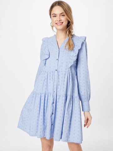 Robe-chemise 'Sanna' Y.A.S en violet : devant