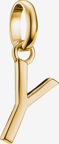Thomas Sabo Anhänger 'Buchstabe Y' in Gold: Vorderseite