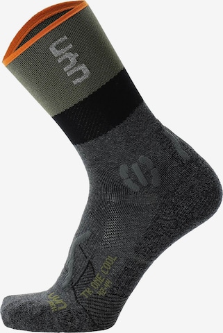 Calzino sportivo di Uyn in grigio: frontale