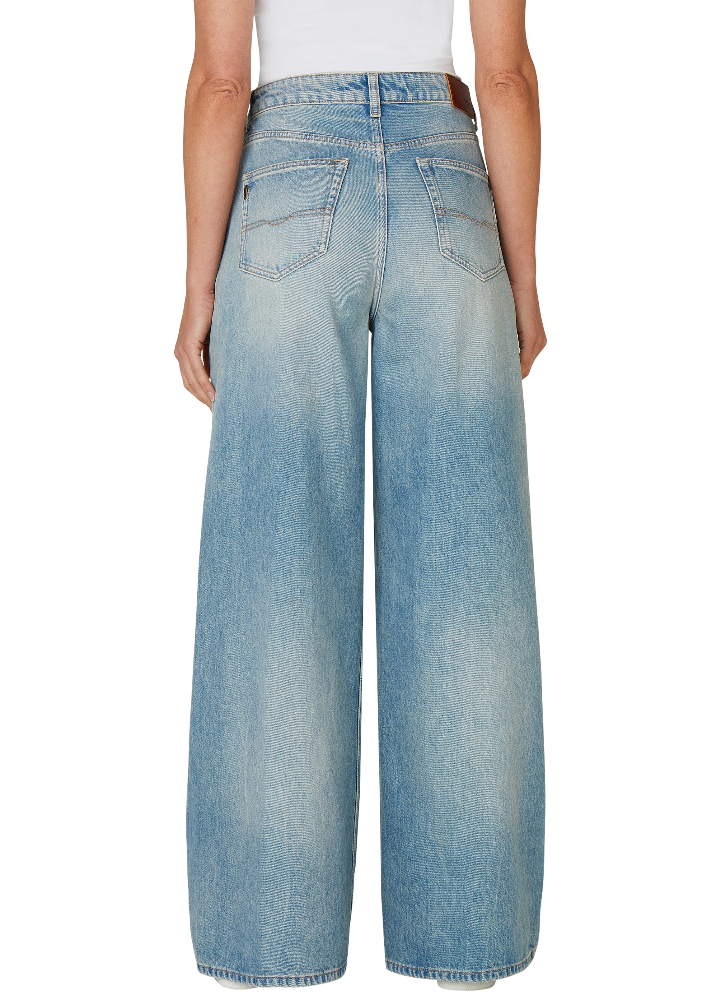 mėlyna Pepe Jeans Plačios klešnės Džinsai 'Jaimy'