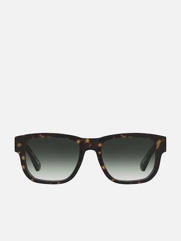 Lunettes de soleil MOSCHINO en marron : devant