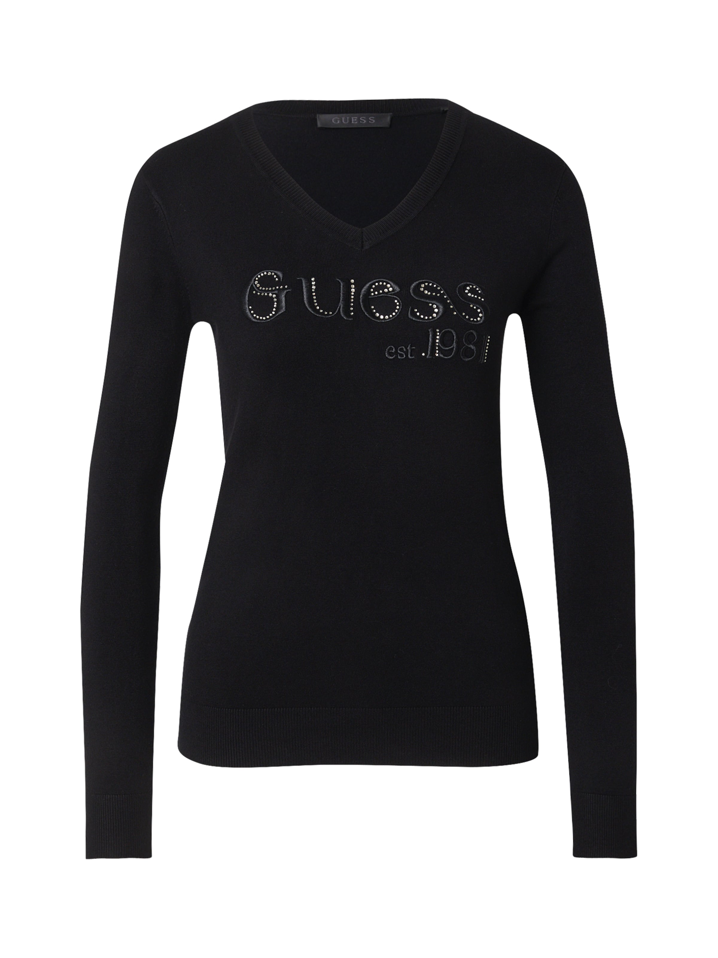 GUESS Svetr 'SAYLOR' – černá: přední strana
