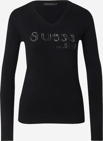 GUESS Свитер 'SAYLOR' в Черный: спереди