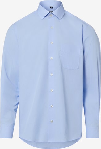 Chemise business Andrew James en bleu : devant
