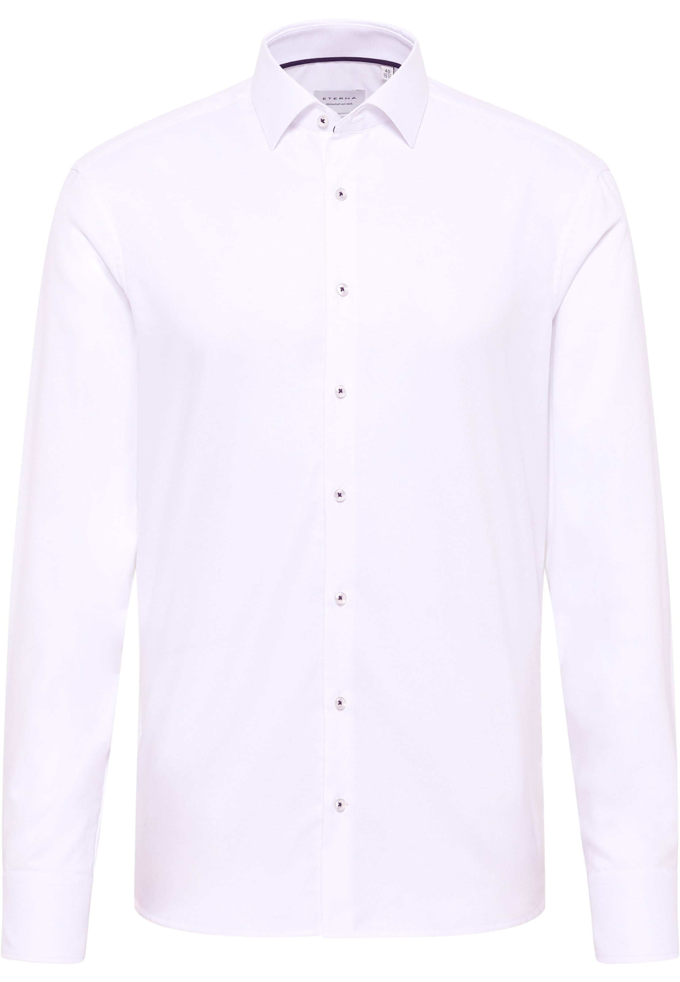 ETERNA Slim Fit Hemd in Weiß: Vorderseite