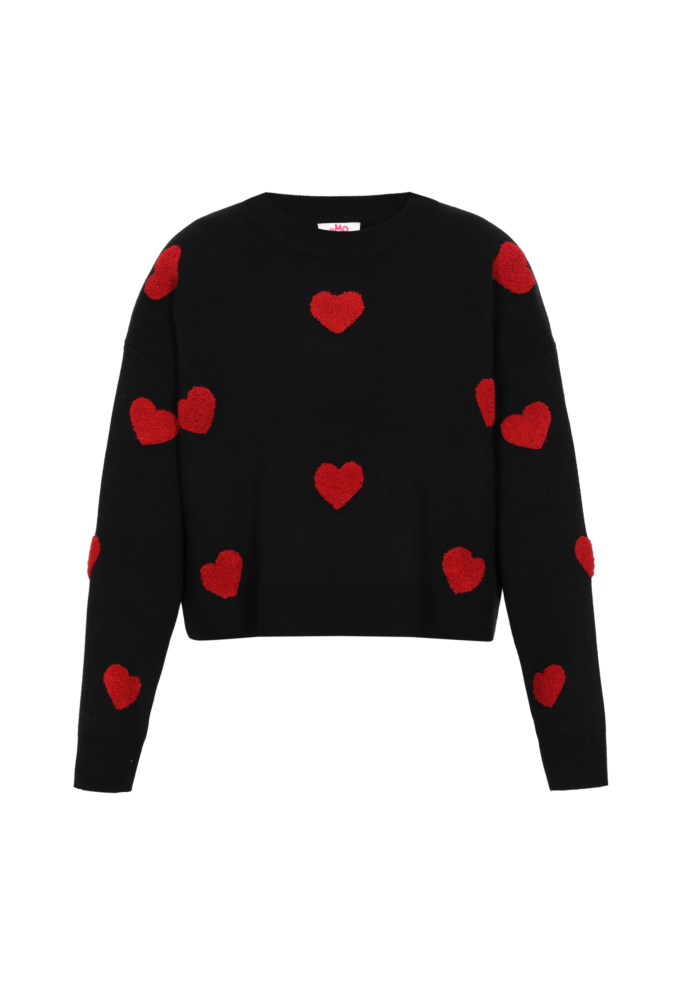 juoda MYMO Megztinis: priekis