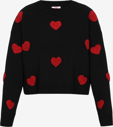 MYMO Pullover in Schwarz: Vorderseite