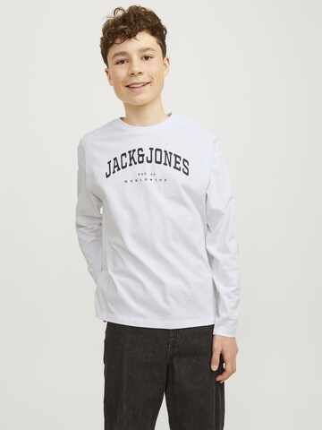 Jack & Jones Junior Shirt in Wit: voorkant
