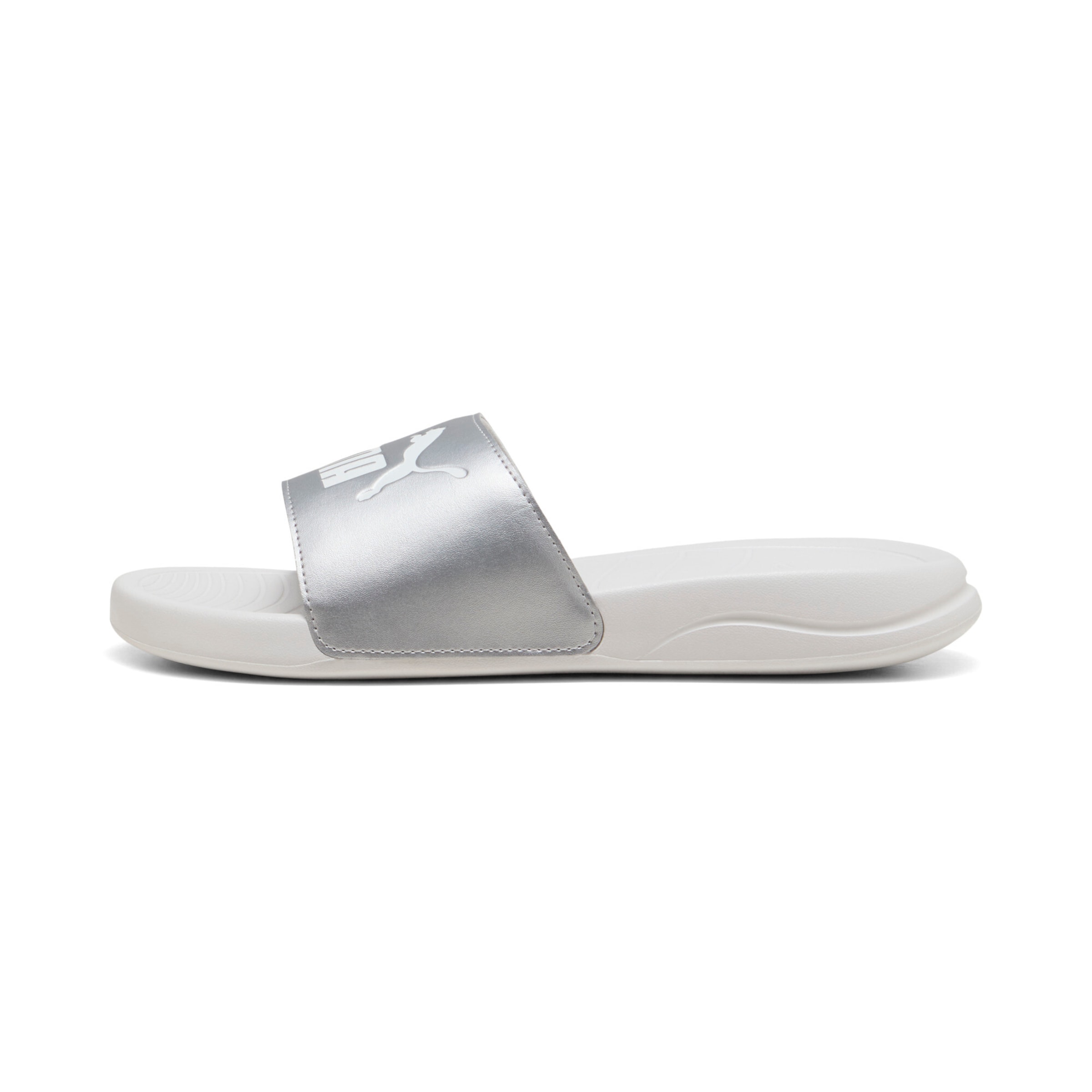 PUMA Beach & Pool Shoes in 39 in Silver / White, Item view