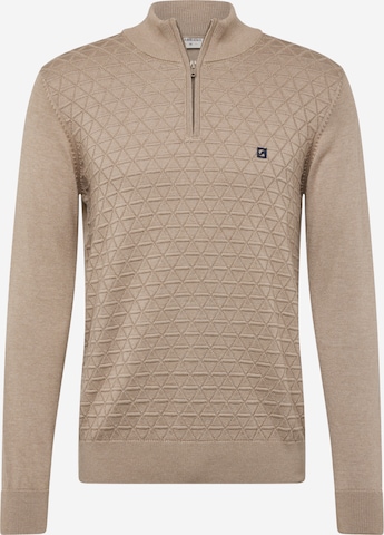 Pullover di Gabbiano in beige: frontale