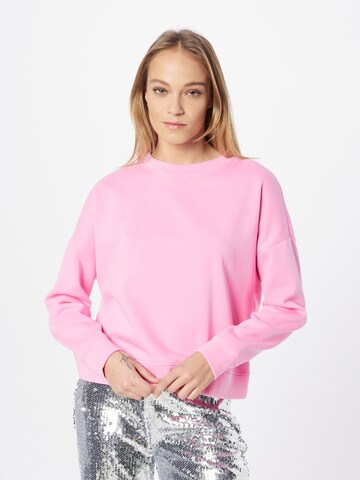 PIECES Sweatshirt in Pink: front