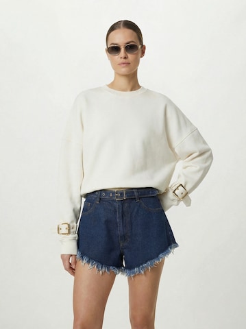 Hoermanseder Sweatshirt in White: front